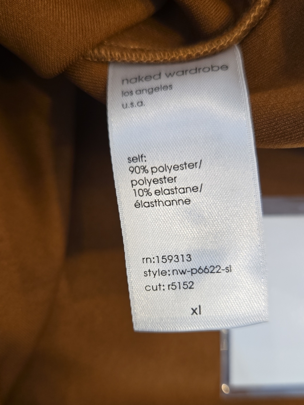 Naked Wardrobe Faux Suede Straight Leg Pants Mocha Brown Neutral Womens XL NWT - Picture 13 of 13